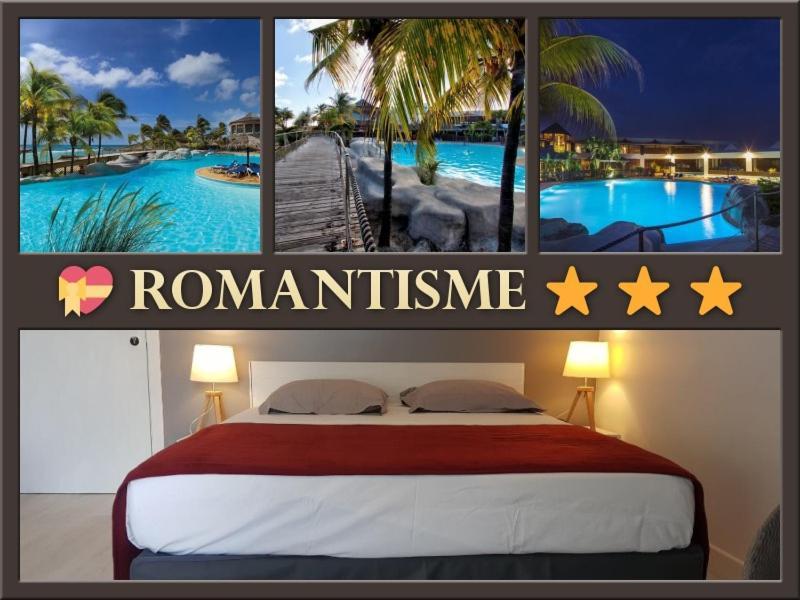 Romantique Et Bel Appartement En Bord De La Mer, Piscine Surveillee Et Belle Plage A 50M Saint-Francois  Exteriör bild